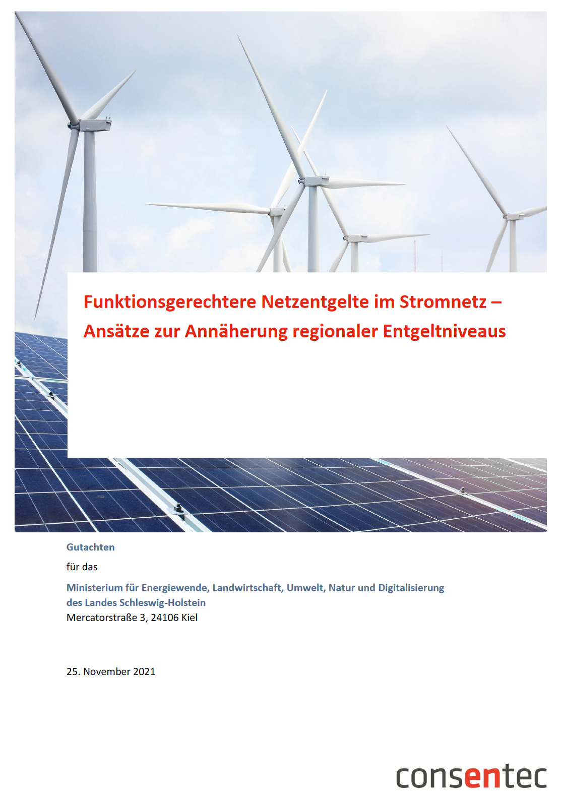 Funktionsgerechtere Netzentgelte im Stromnetz