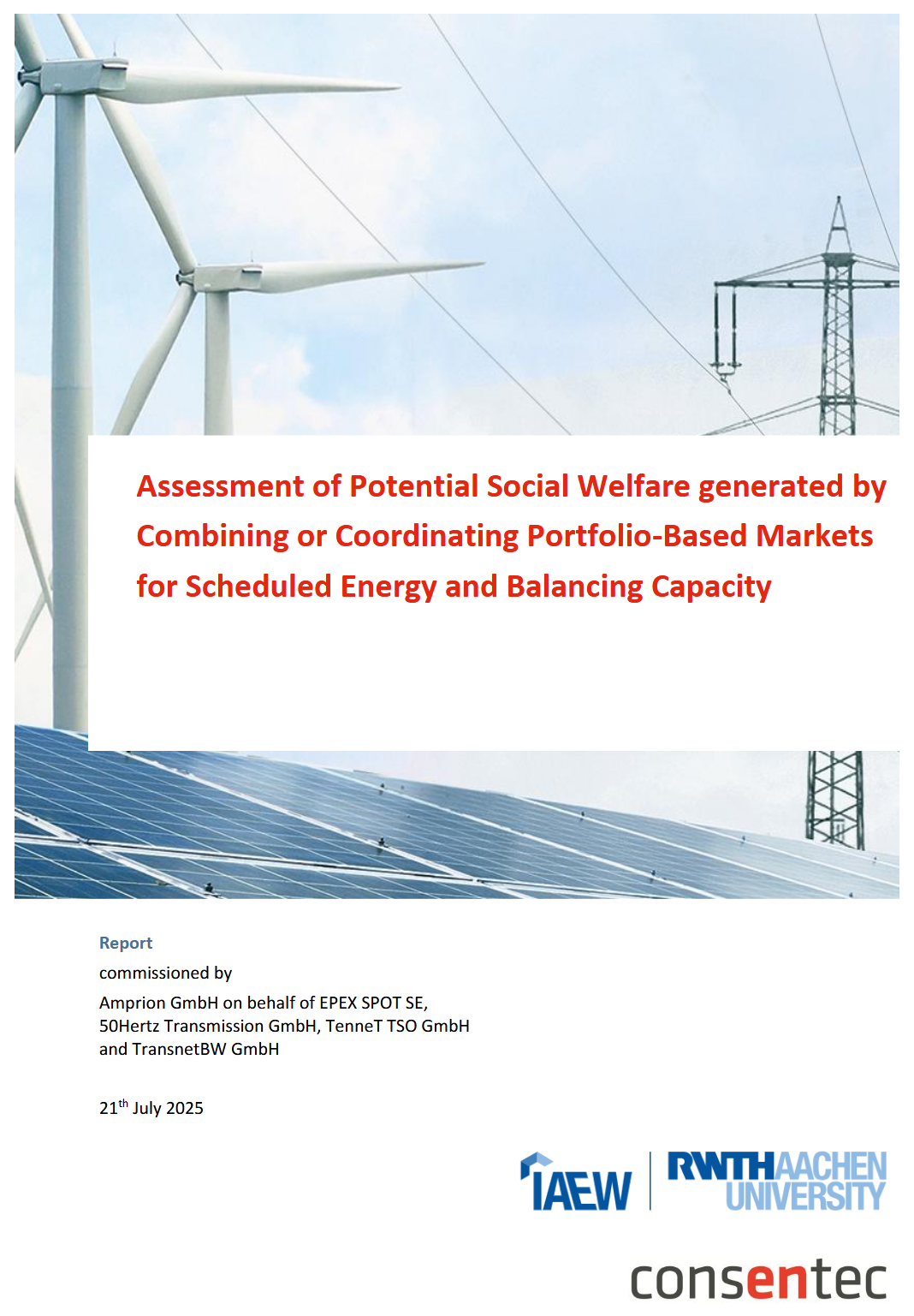 Assessment of Potential Social Welfare generated by Combining or Coordinating Portfolio-Based Markets for Scheduled Energy and Balancing Capacity